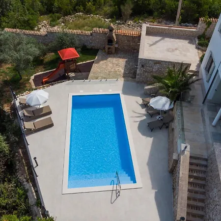 Valerie With Pool And Sea View 别墅 Sveti Jakov